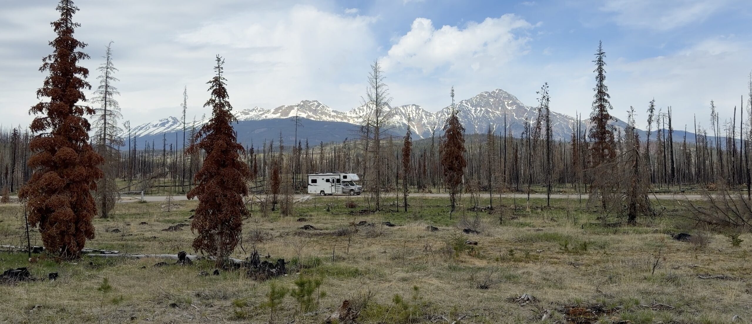 Wide shot of Spirit Island on Malign Lake